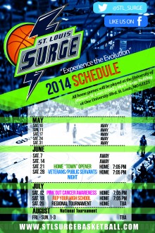 2014 surge schedule